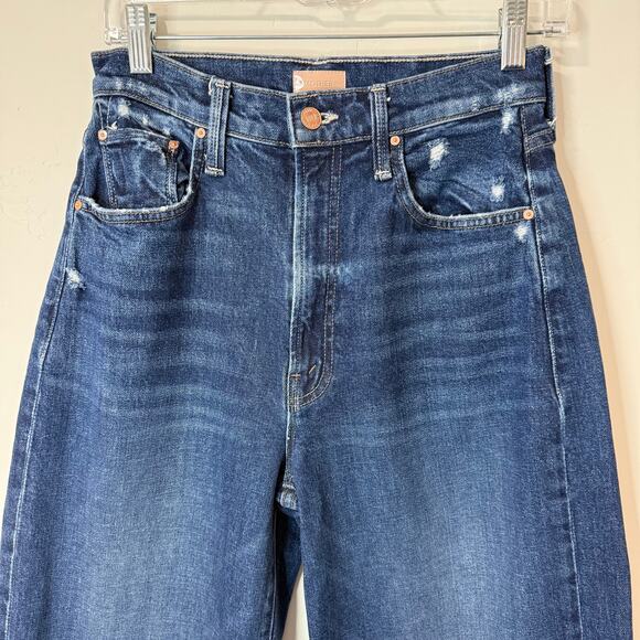 Mother Denim The Fangirl Flood Jeans Barrel Wide Leg Yee Haw 26 - Picture 7 of 12